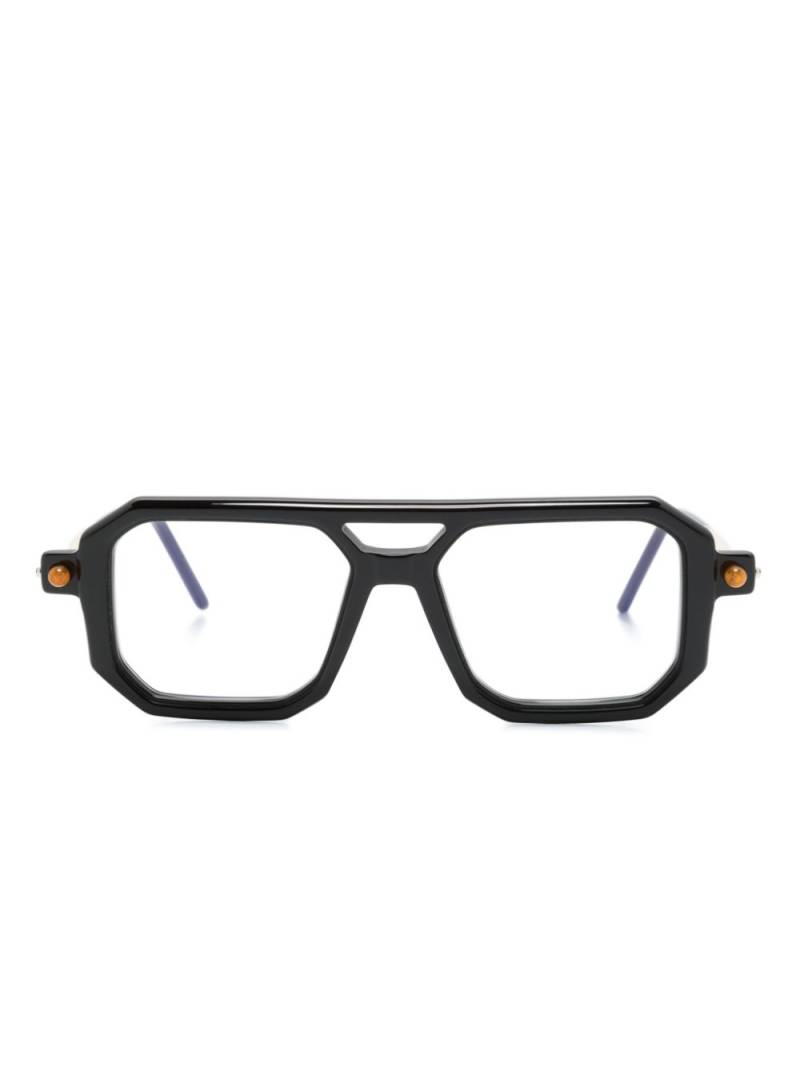 Kuboraum P8 pilot-frame glasses - Black von Kuboraum