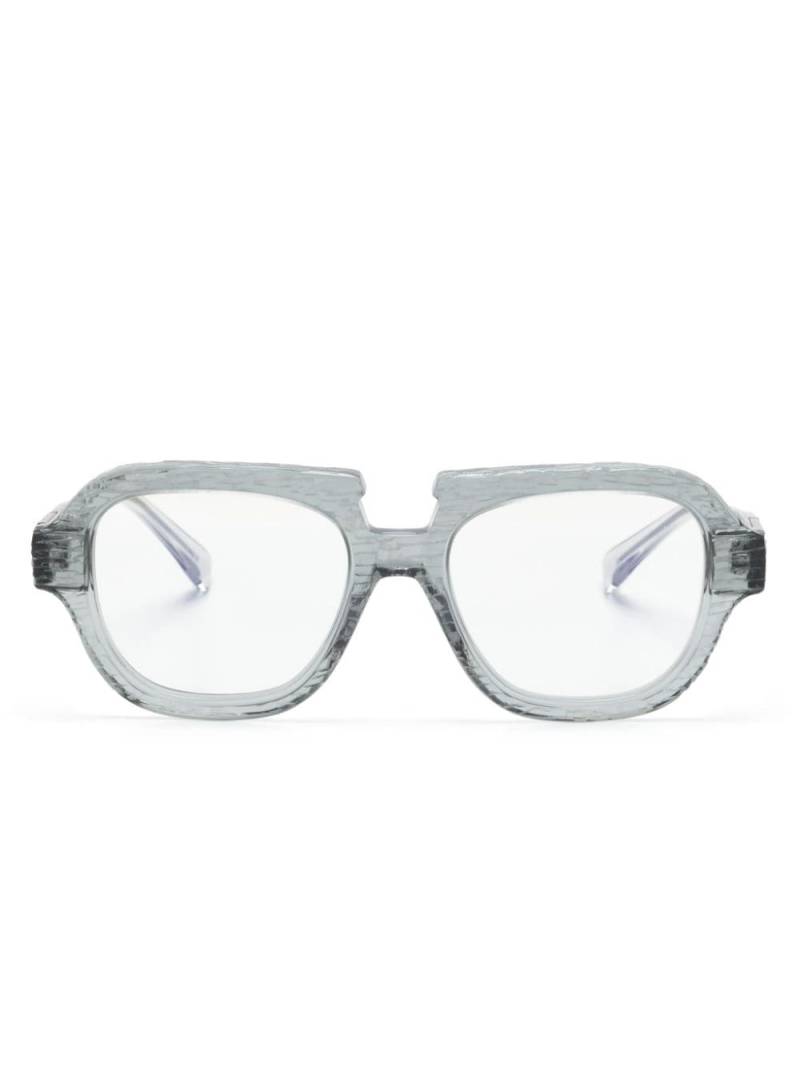 Kuboraum S5 GY square-frame glasses - Grey von Kuboraum