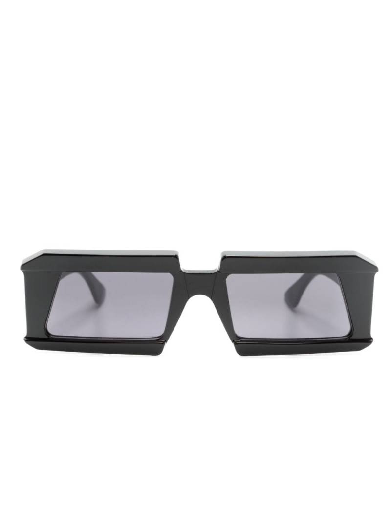 Kuboraum X20 geometric-frame sunglasses - Black von Kuboraum