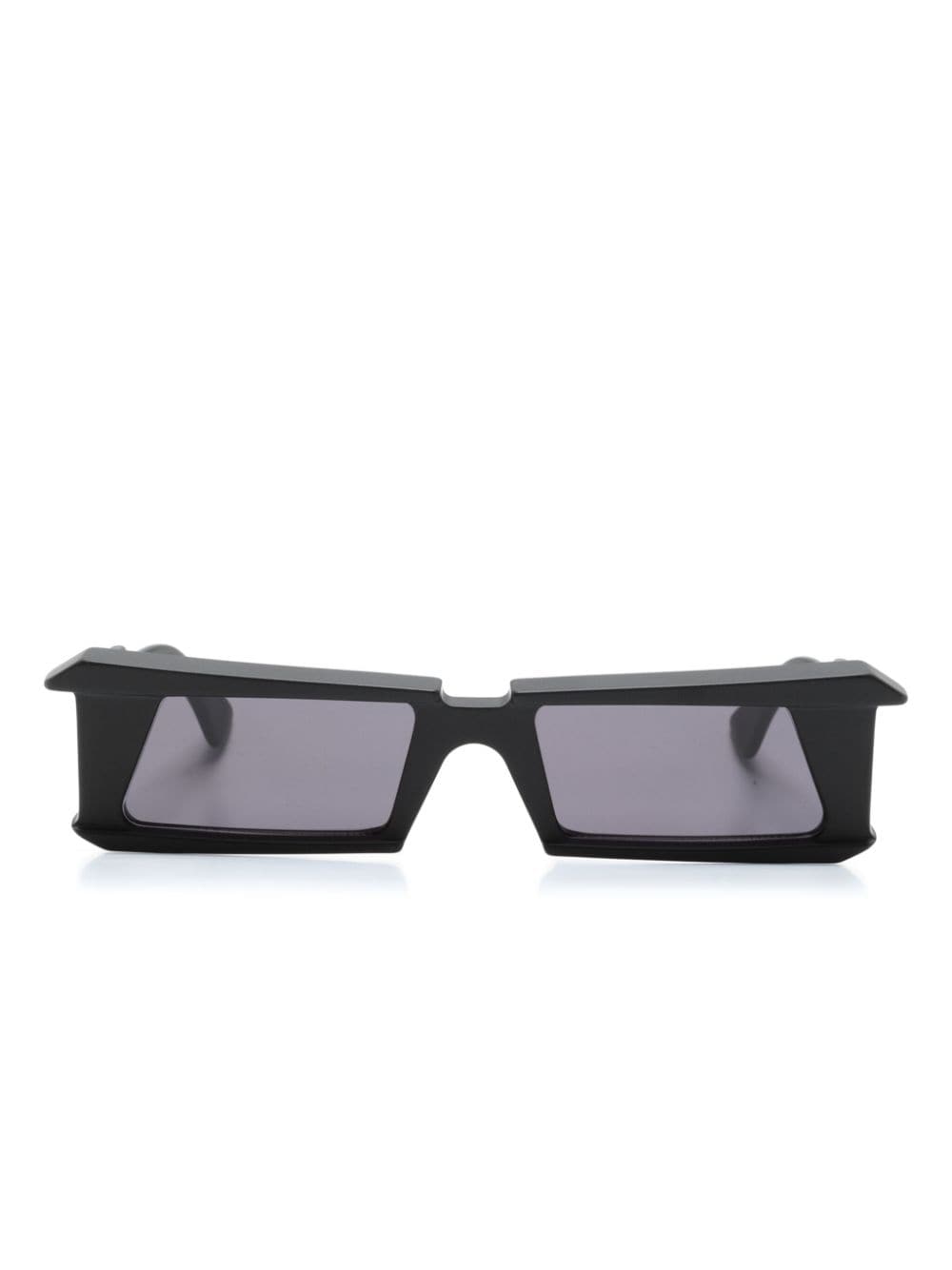 Kuboraum X21 rectangle-frame sunglasses - Black von Kuboraum
