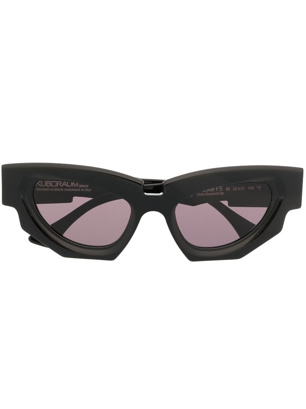 Kuboraum cat-eye tinted sunglasses - Black von Kuboraum