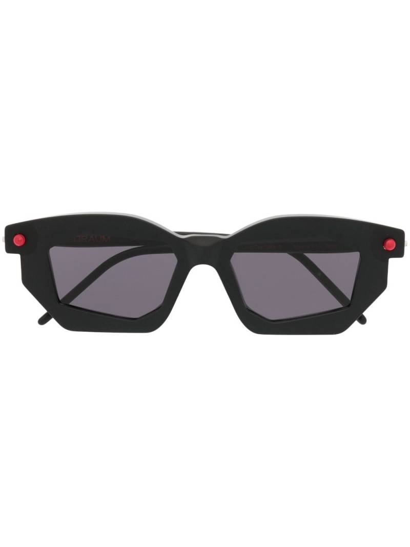 Kuboraum geometric-frame tinted sunglasses - Black von Kuboraum