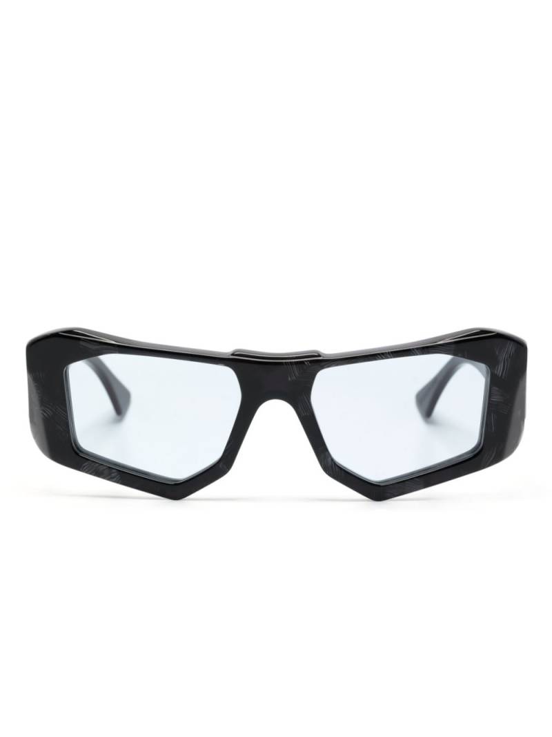 Kuboraum oversized sunglasses - Black von Kuboraum