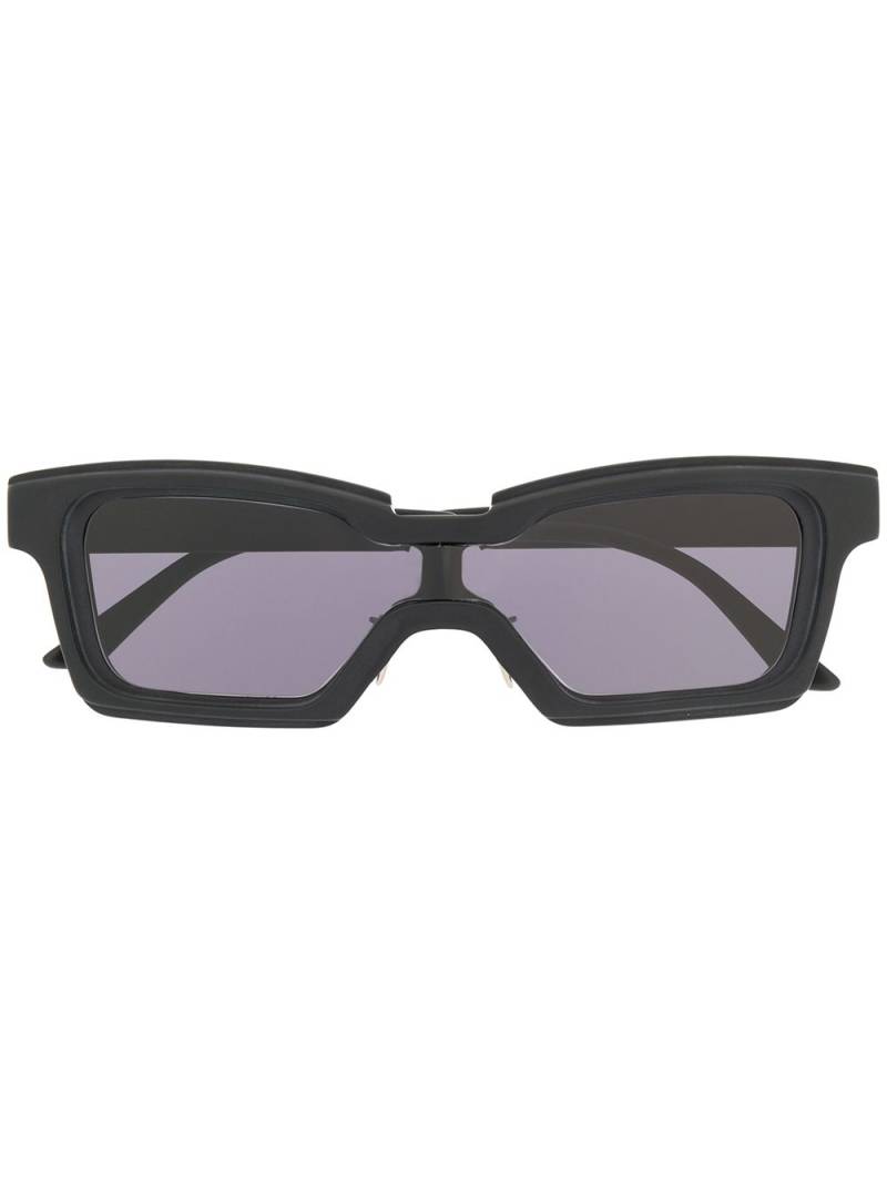 Kuboraum rectangular sunglasses - Black von Kuboraum