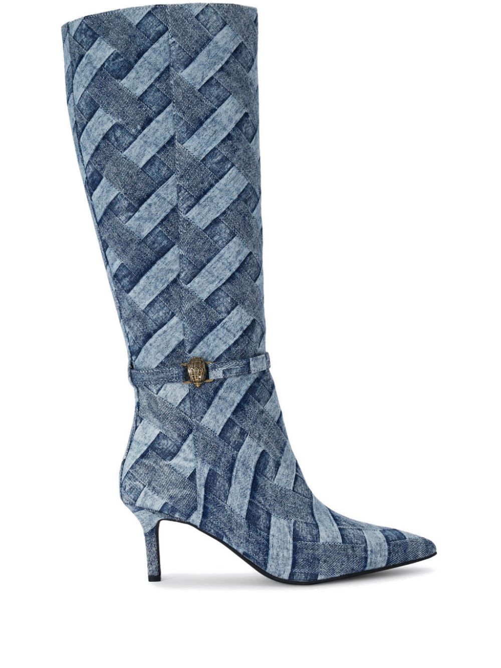 Kurt Geiger London 65mm Kensington Flexi boots - Blue von Kurt Geiger London