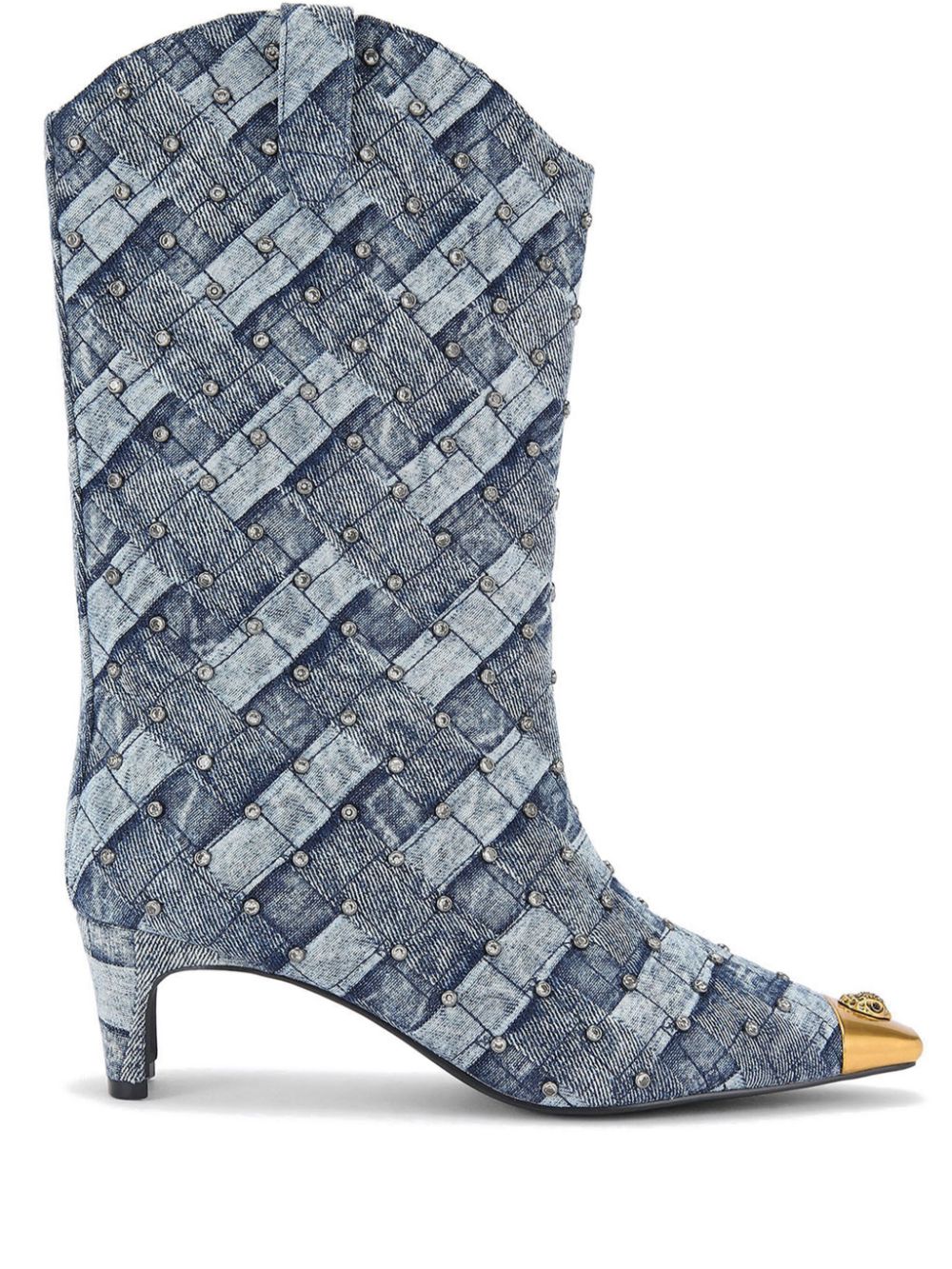 Kurt Geiger London 65mm Regent Crystal boots - Blue von Kurt Geiger London