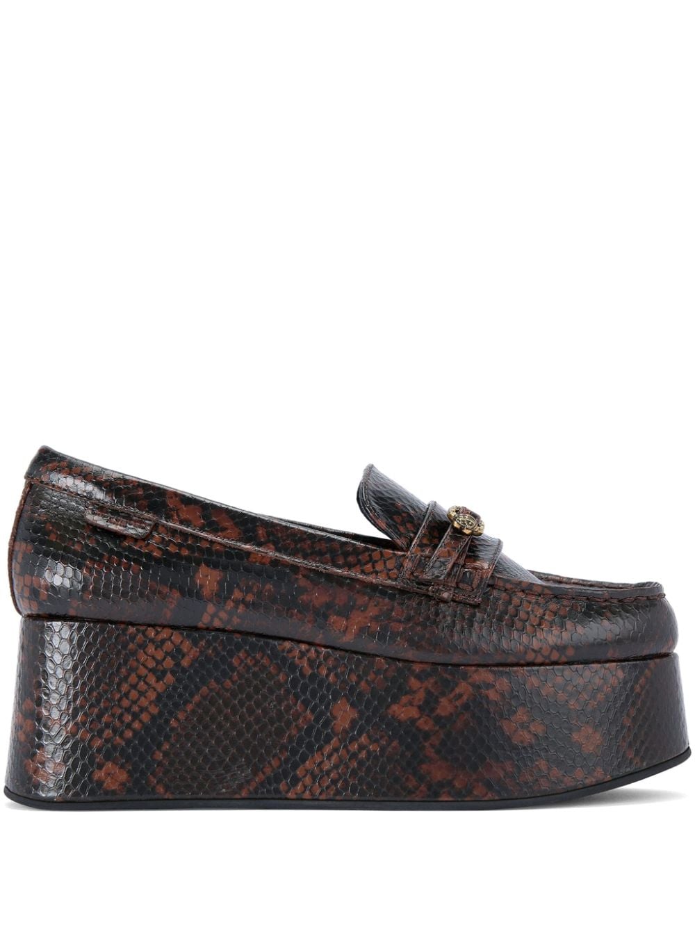 Kurt Geiger London 70mm Mayfair loafers - Brown von Kurt Geiger London