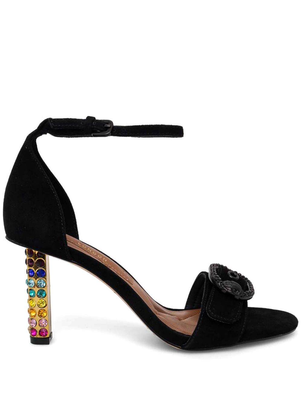 Kurt Geiger London 70mm crystal-embellished sandals - Black von Kurt Geiger London