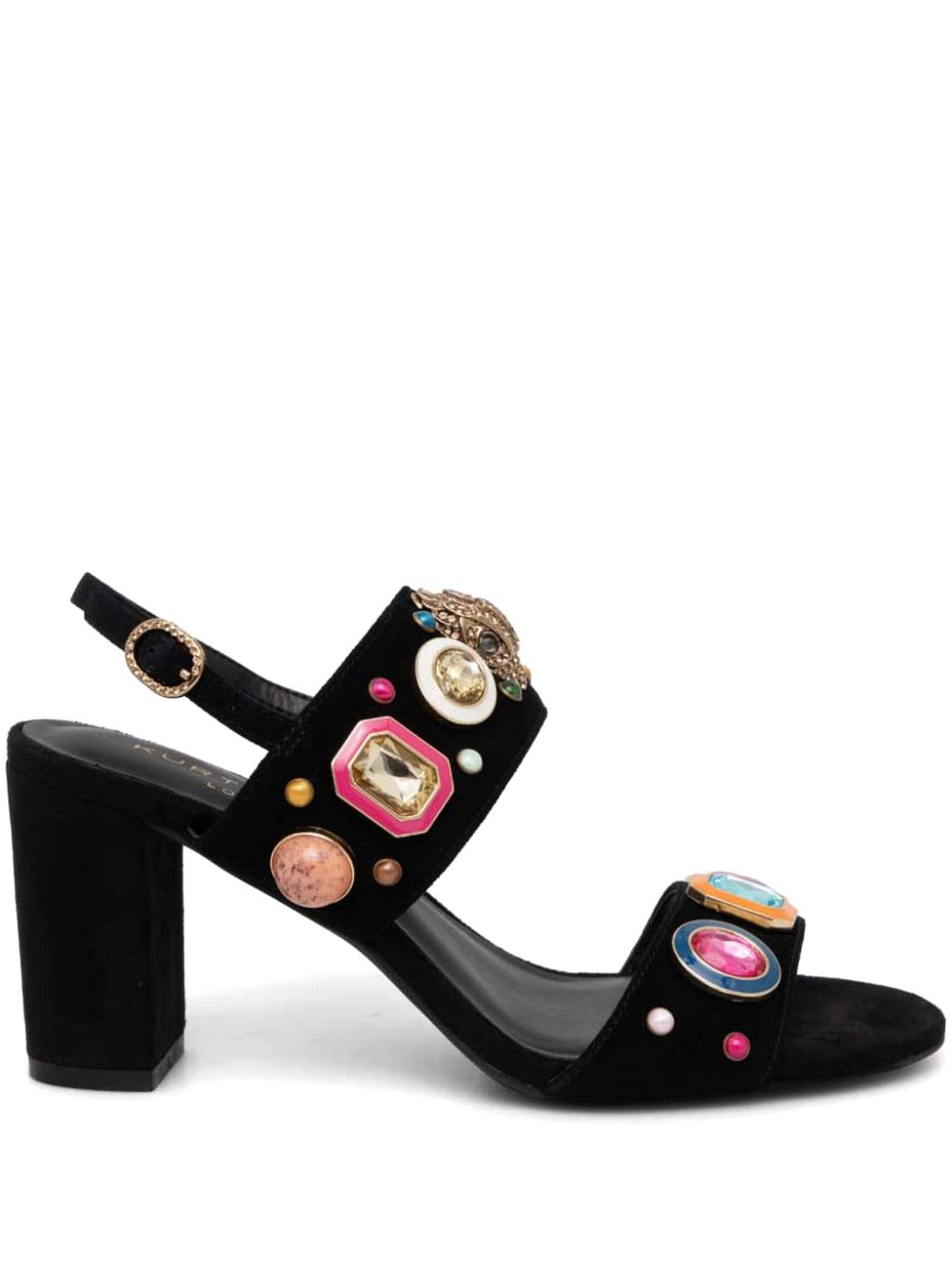 Kurt Geiger London 80mm crystal-embellished sandals - Black von Kurt Geiger London