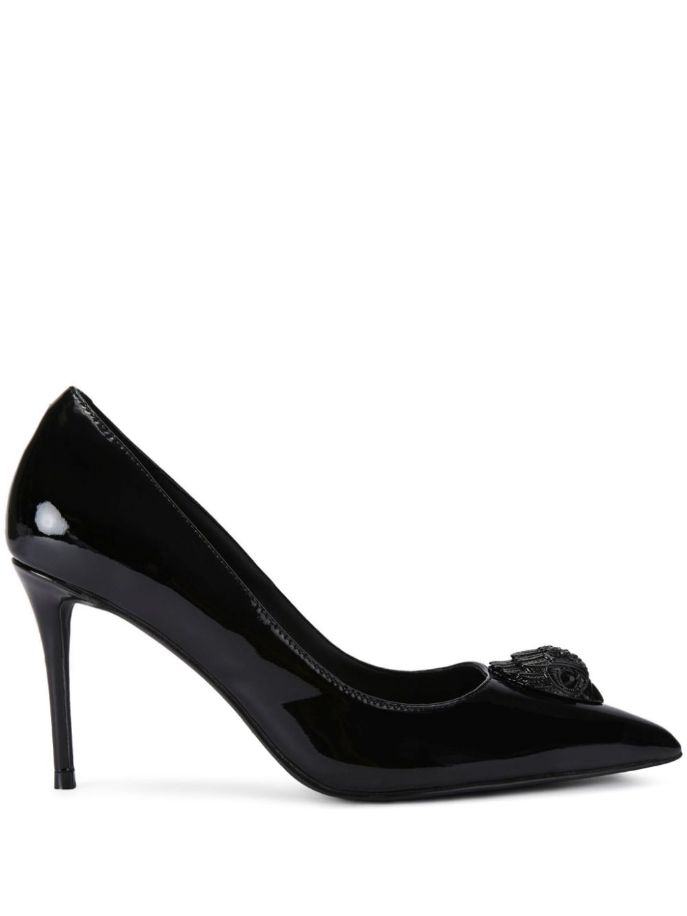 Kurt Geiger London 85mm Belgravia Eagle Court pumps - Black von Kurt Geiger London