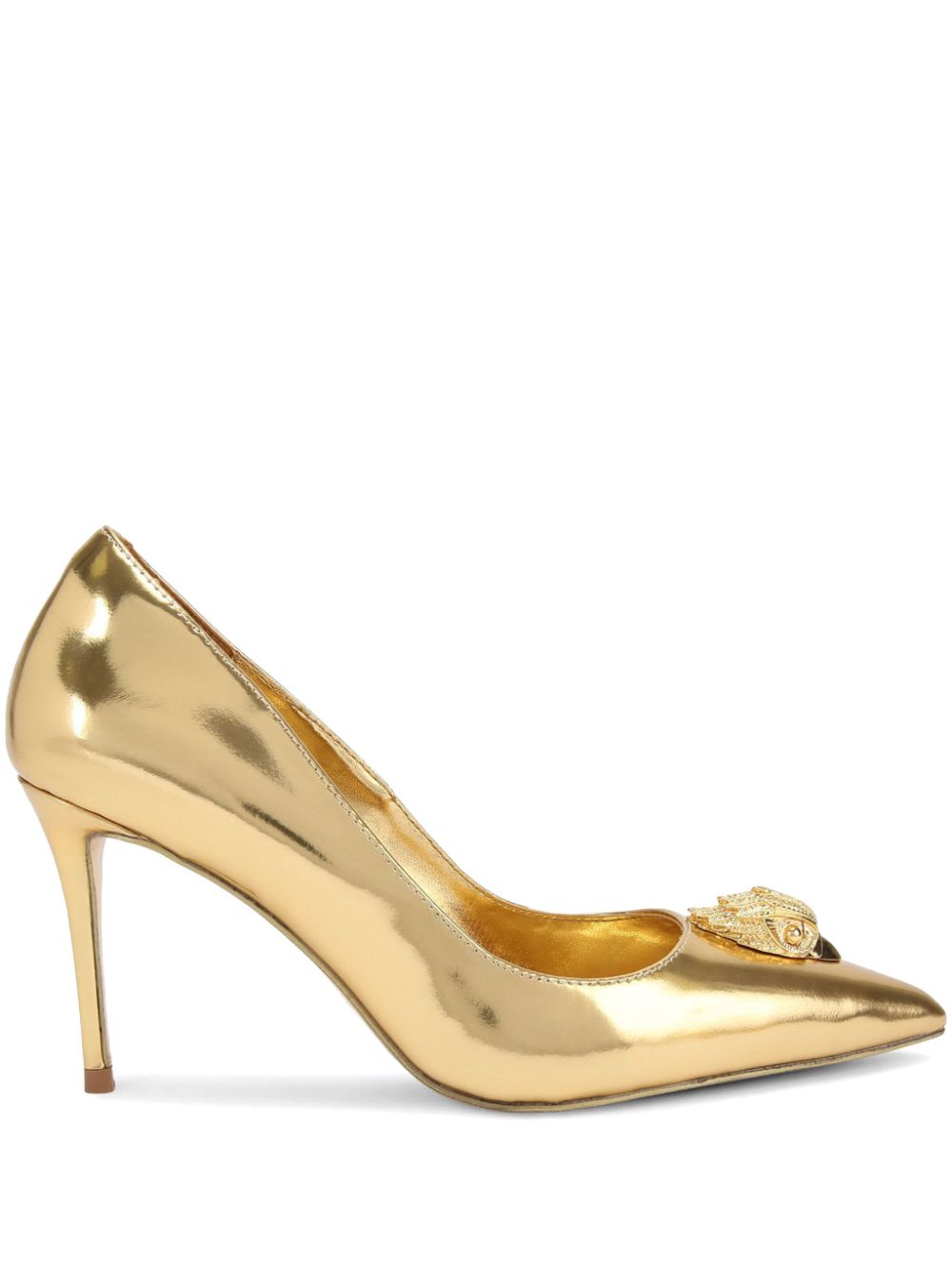 Kurt Geiger London 85mm Belgravia Eagle Court pumps - Gold von Kurt Geiger London