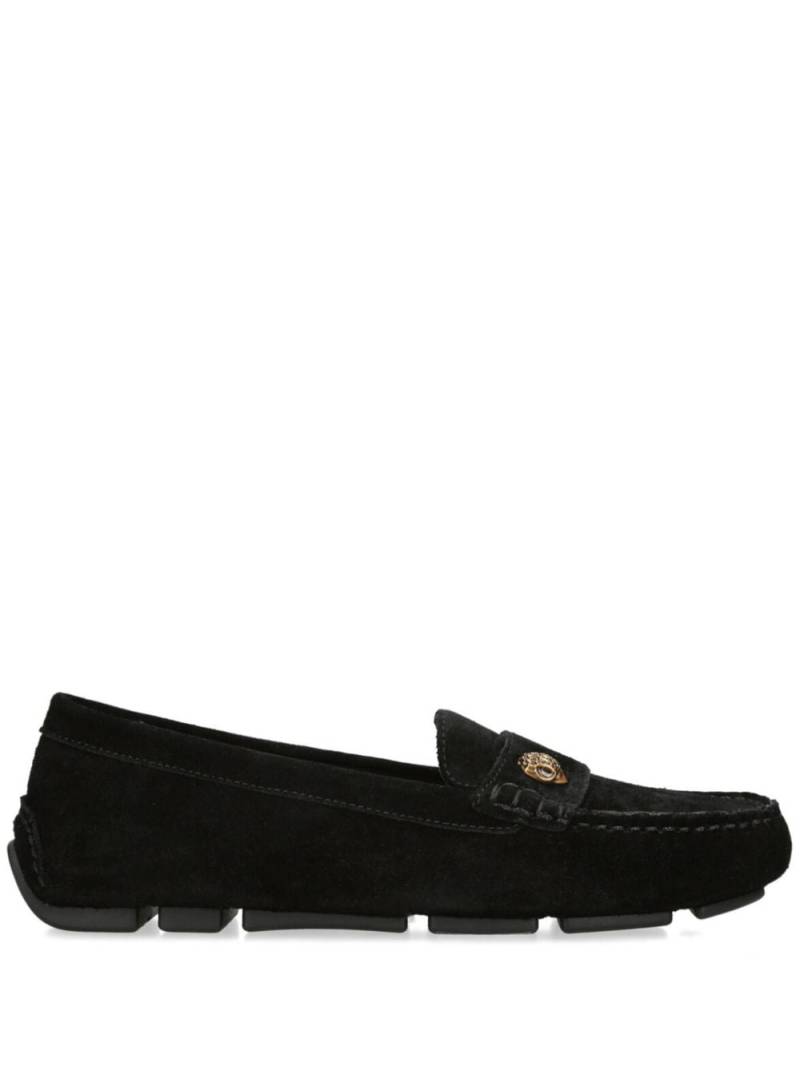 Kurt Geiger London Eagle Driver suede loafers - Black von Kurt Geiger London