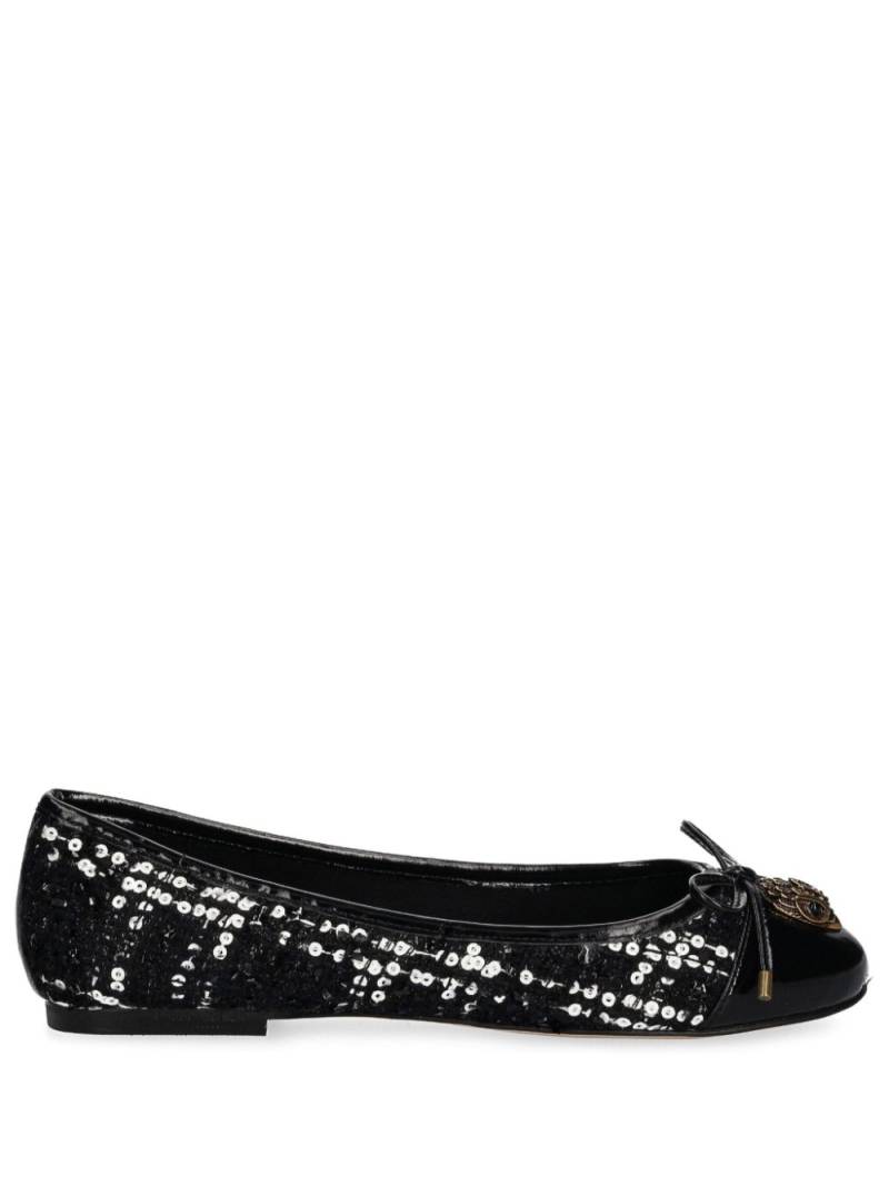 Kurt Geiger London Eagle ballerina shoes - Black von Kurt Geiger London