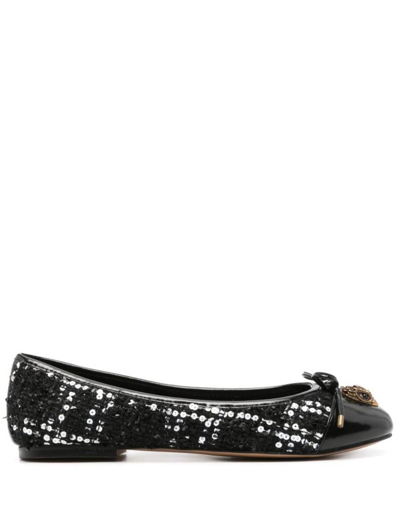 Kurt Geiger London Eagle ballerina shoes - Black von Kurt Geiger London