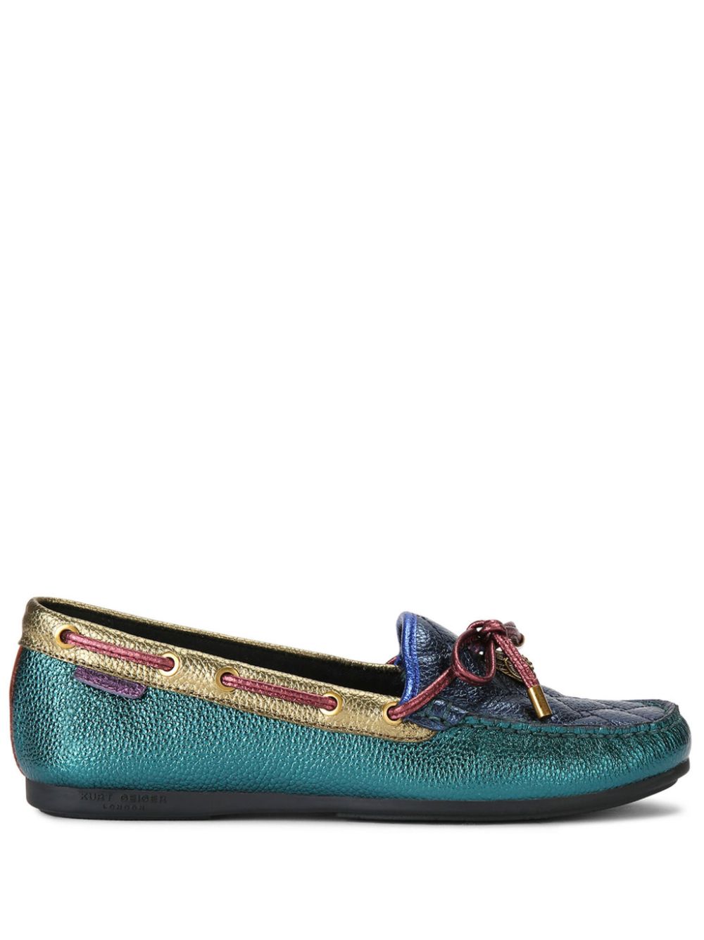 Kurt Geiger London Eagle colour-block loafers - Blue von Kurt Geiger London