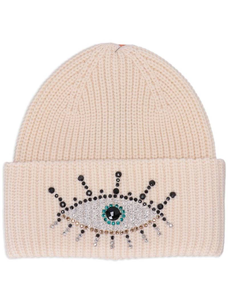 Kurt Geiger London Evil Eye beanie - Neutrals von Kurt Geiger London