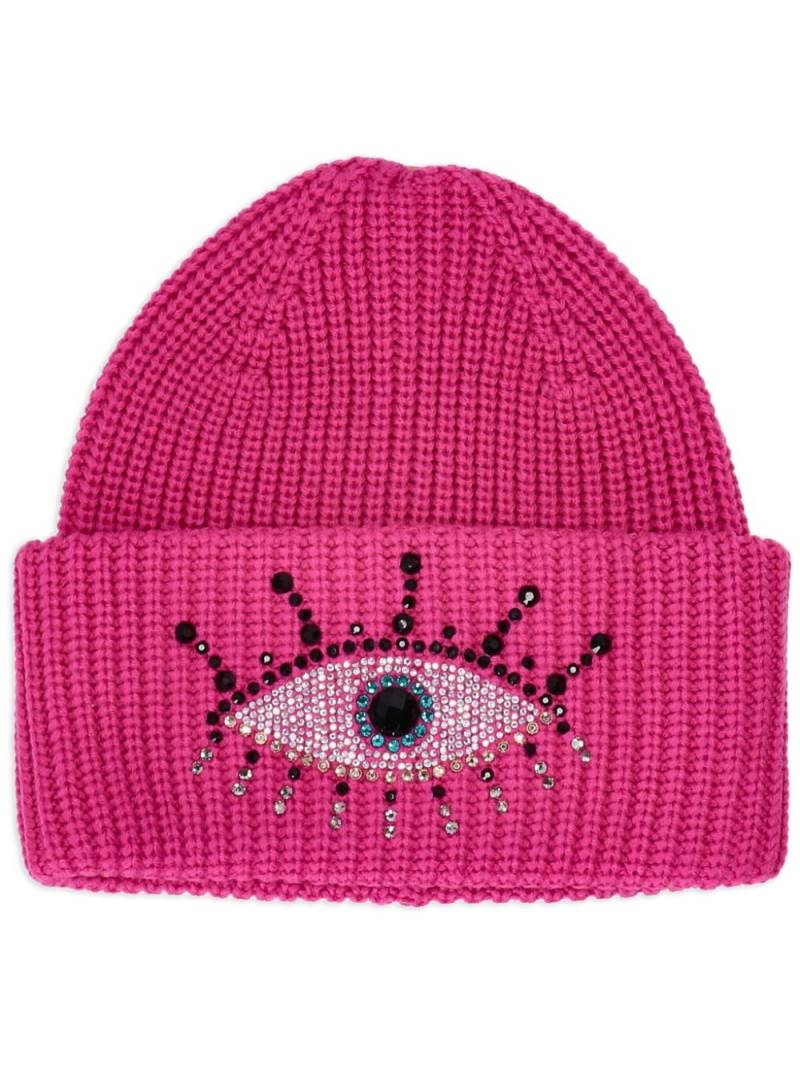 Kurt Geiger London Evil Eye beanie - Pink von Kurt Geiger London