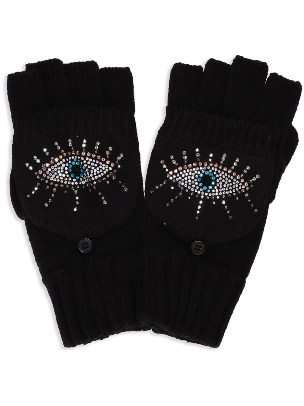 Kurt Geiger London Evil Eye gloves - Black von Kurt Geiger London