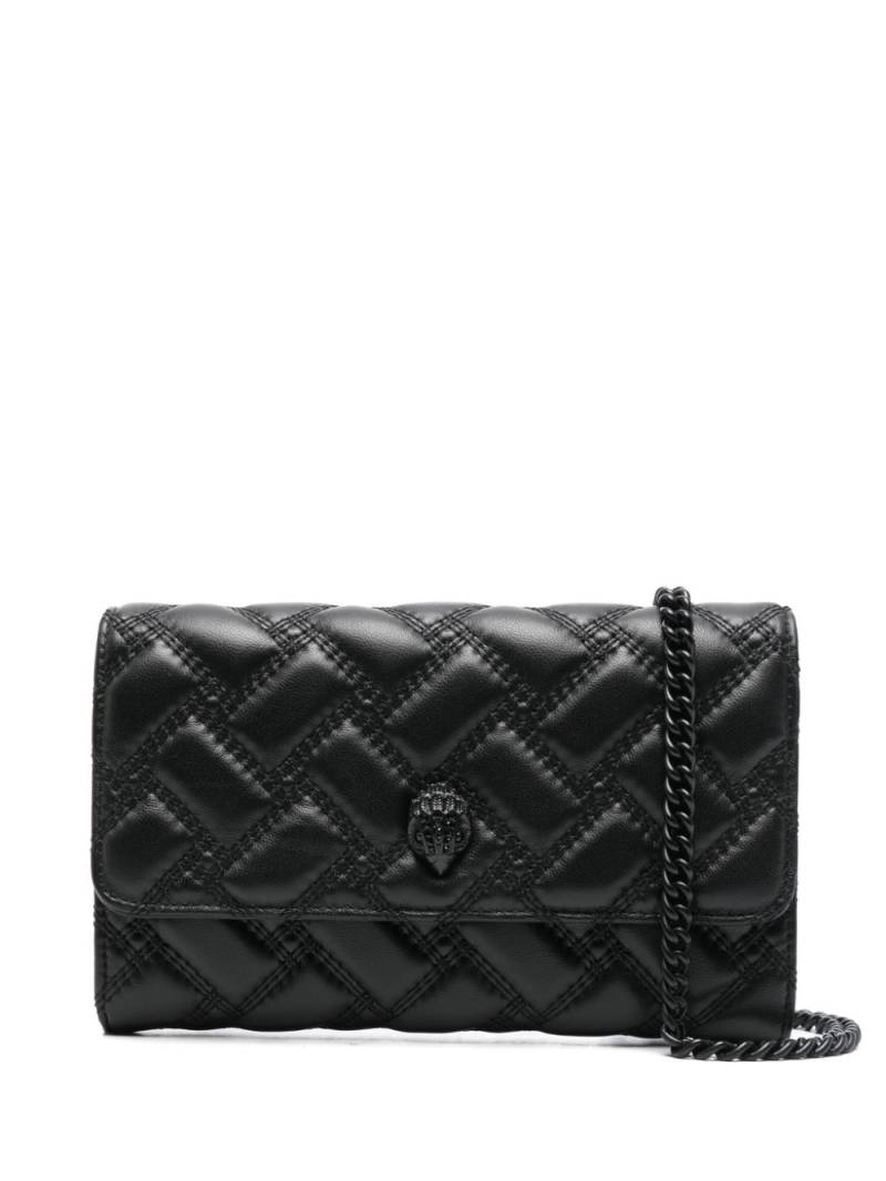 Kurt Geiger London Kensington Chain quilted crossbody bag - Black von Kurt Geiger London