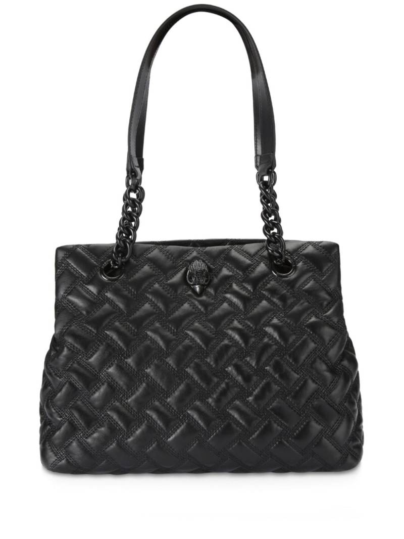 Kurt Geiger London Kensington Drench quilted tote bag - Black von Kurt Geiger London