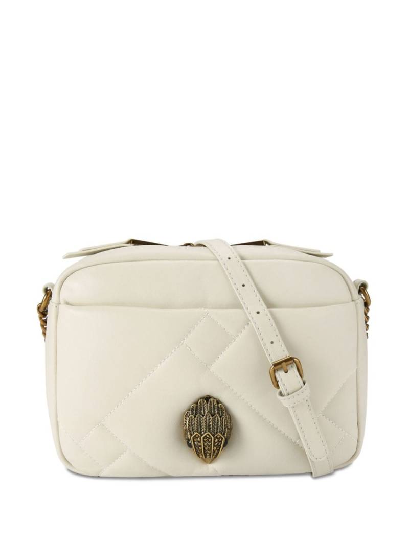 Kurt Geiger London Kensington Puff leather crossbody bag - White von Kurt Geiger London