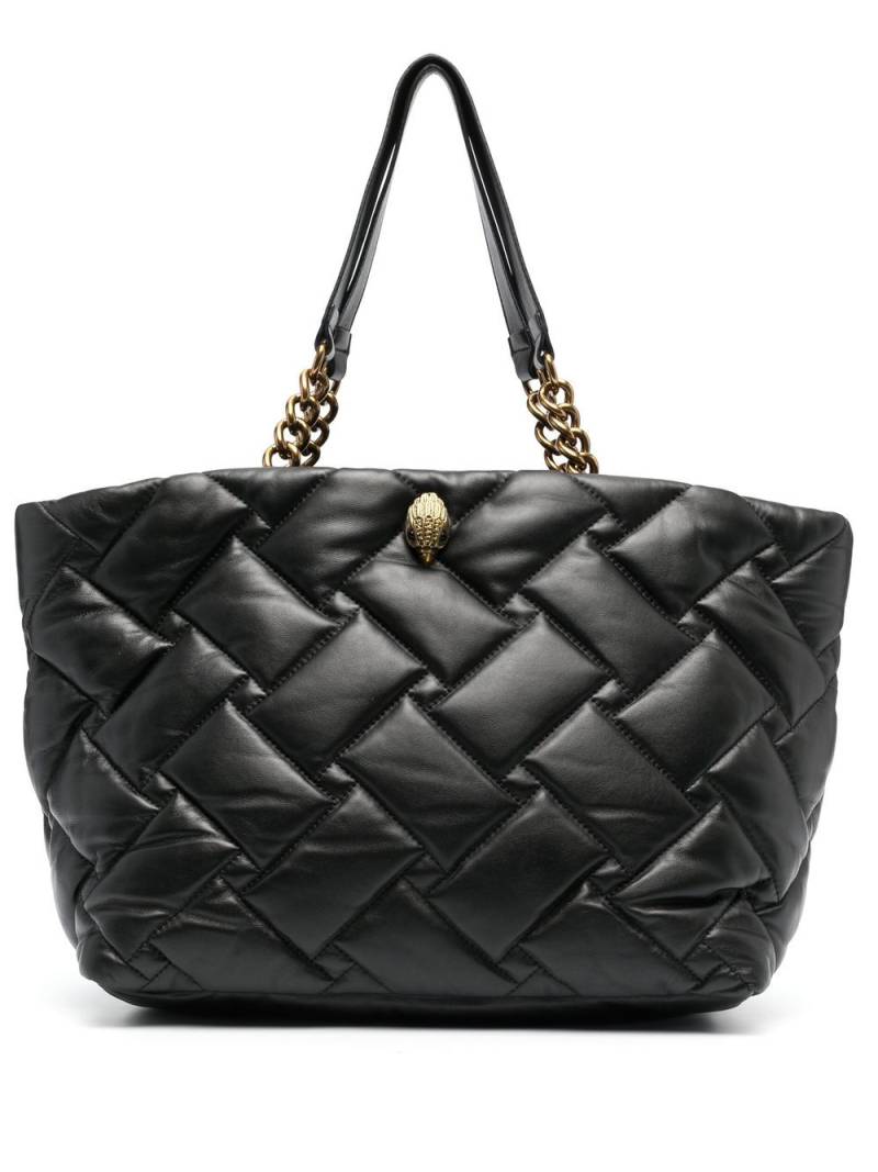 Kurt Geiger London Kensington quilted tote bag - Black von Kurt Geiger London