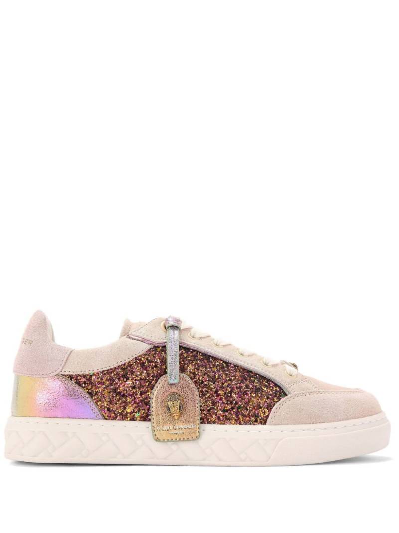 Kurt Geiger London Kensington slim cupsole trainers - Pink von Kurt Geiger London