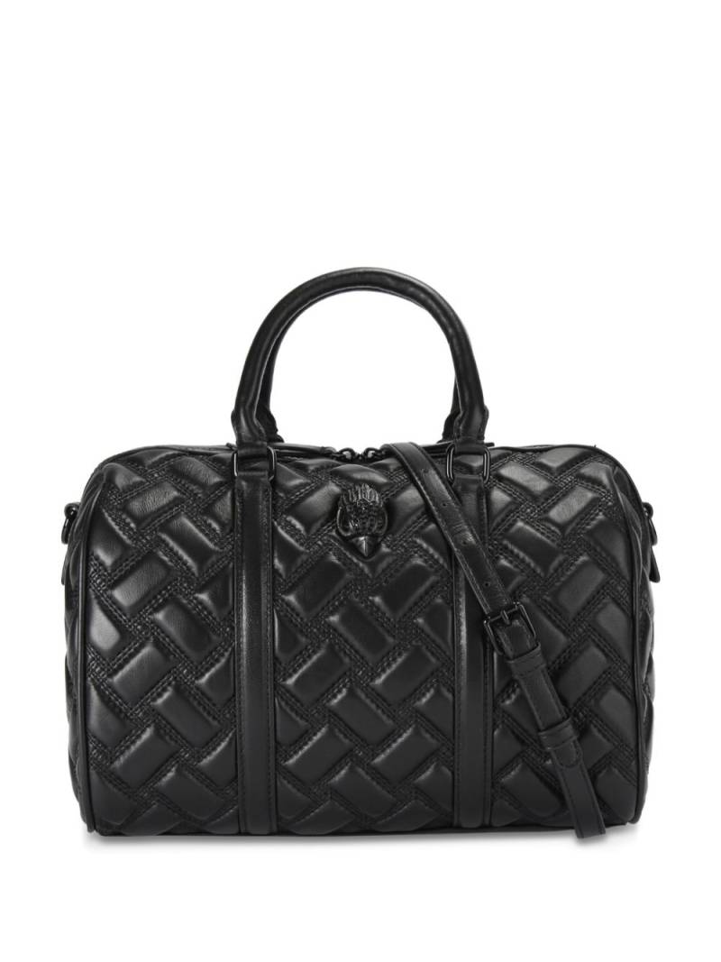 Kurt Geiger London Kesington Boston leather tote - Black von Kurt Geiger London