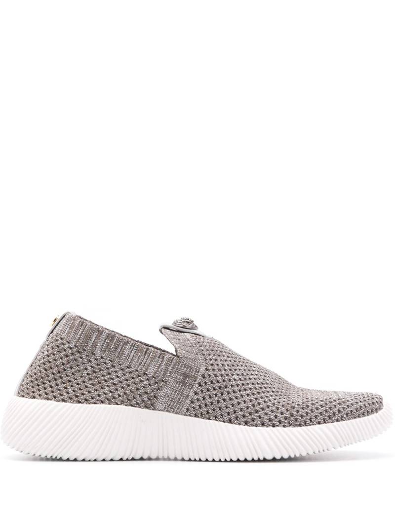 Kurt Geiger London Lorna metallic slip-on sneakers - Grey von Kurt Geiger London