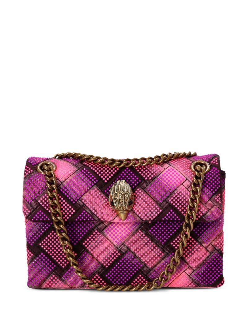 Kurt Geiger London Mini Crystal Kensington shoulder bag - Pink von Kurt Geiger London