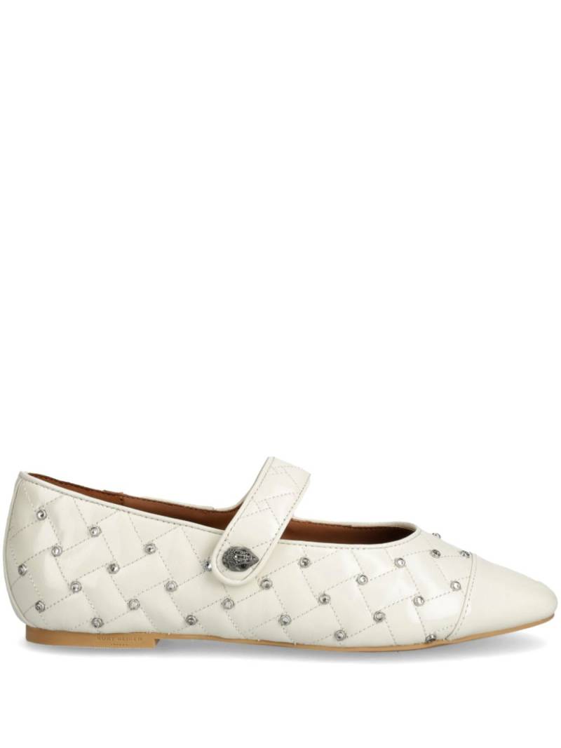 Kurt Geiger London Orbit ballerina shoes - White von Kurt Geiger London