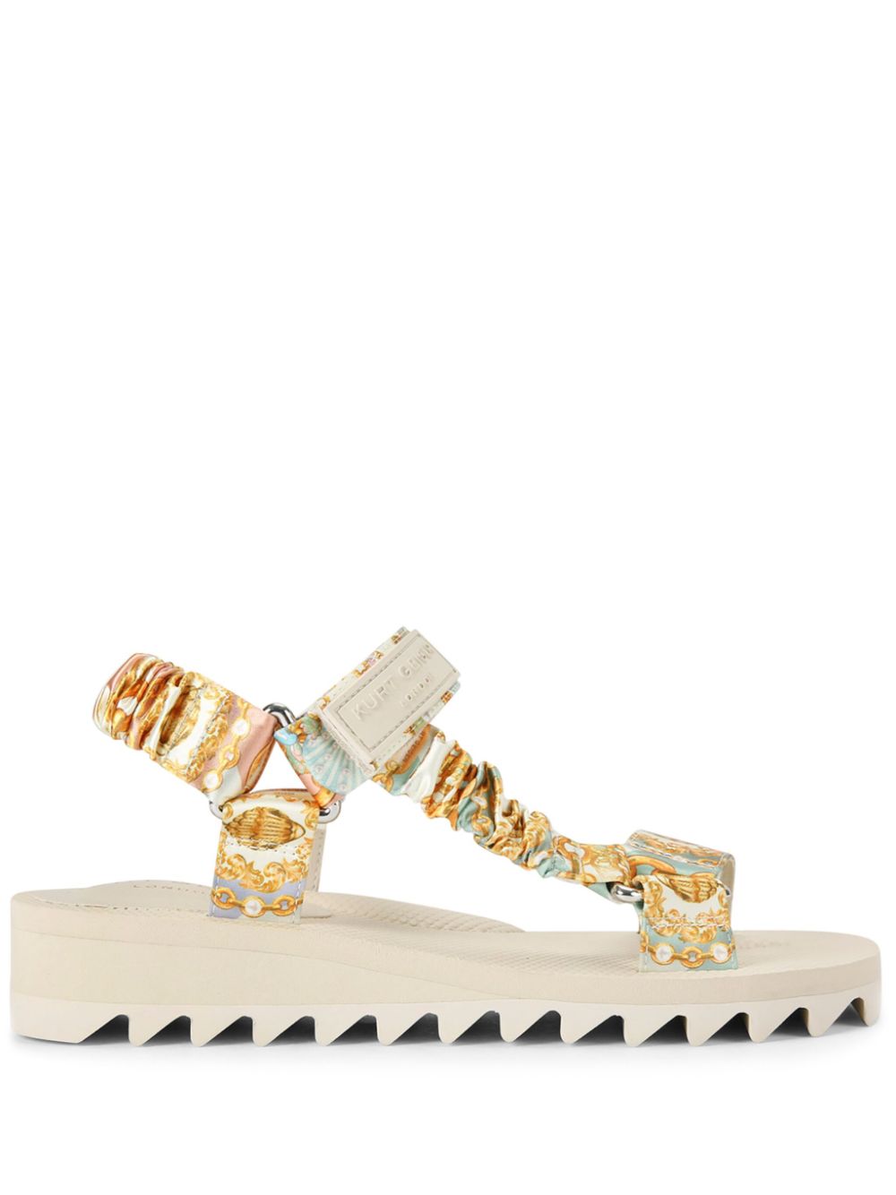 Kurt Geiger London Orion baroque-print sandals - Neutrals von Kurt Geiger London