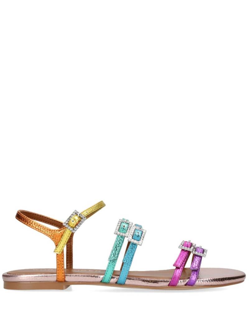 Kurt Geiger London Pierra strappy flat sandals - Pink von Kurt Geiger London