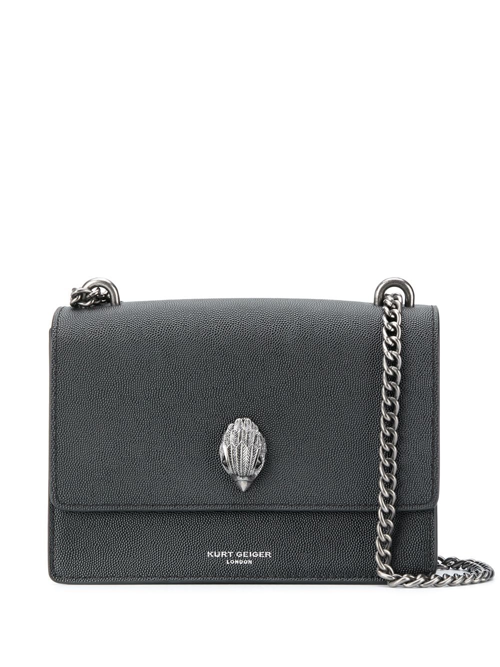 Kurt Geiger London Shoreditch eagle charm crossbody bag - Black von Kurt Geiger London