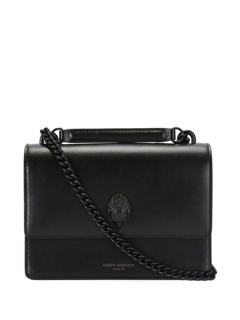 Kurt Geiger London Shoreditch leather crossbody bag - Black von Kurt Geiger London