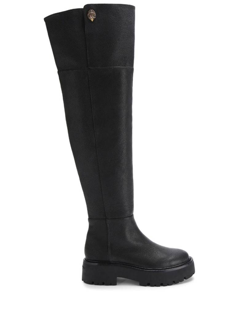 Kurt Geiger London Shoreditch leather over-the-knee boots - Black von Kurt Geiger London