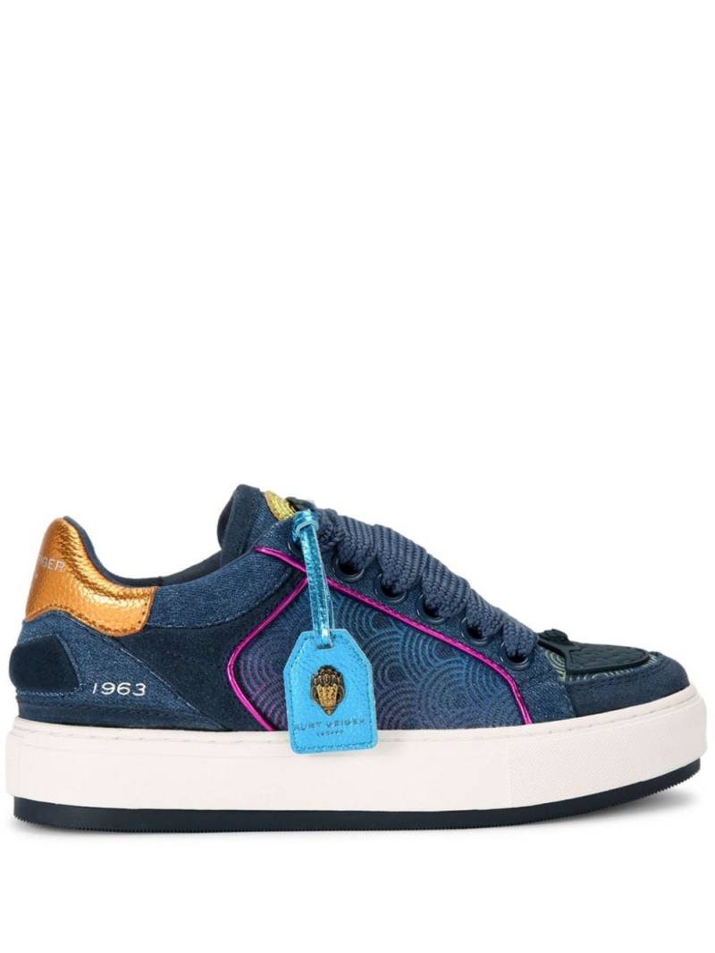 Kurt Geiger London Southbank Tag panelled sneakers - Blue von Kurt Geiger London