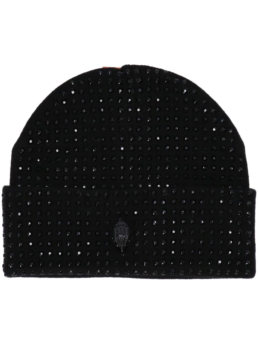 Kurt Geiger London crystal-embellished eagle beanie - Black von Kurt Geiger London