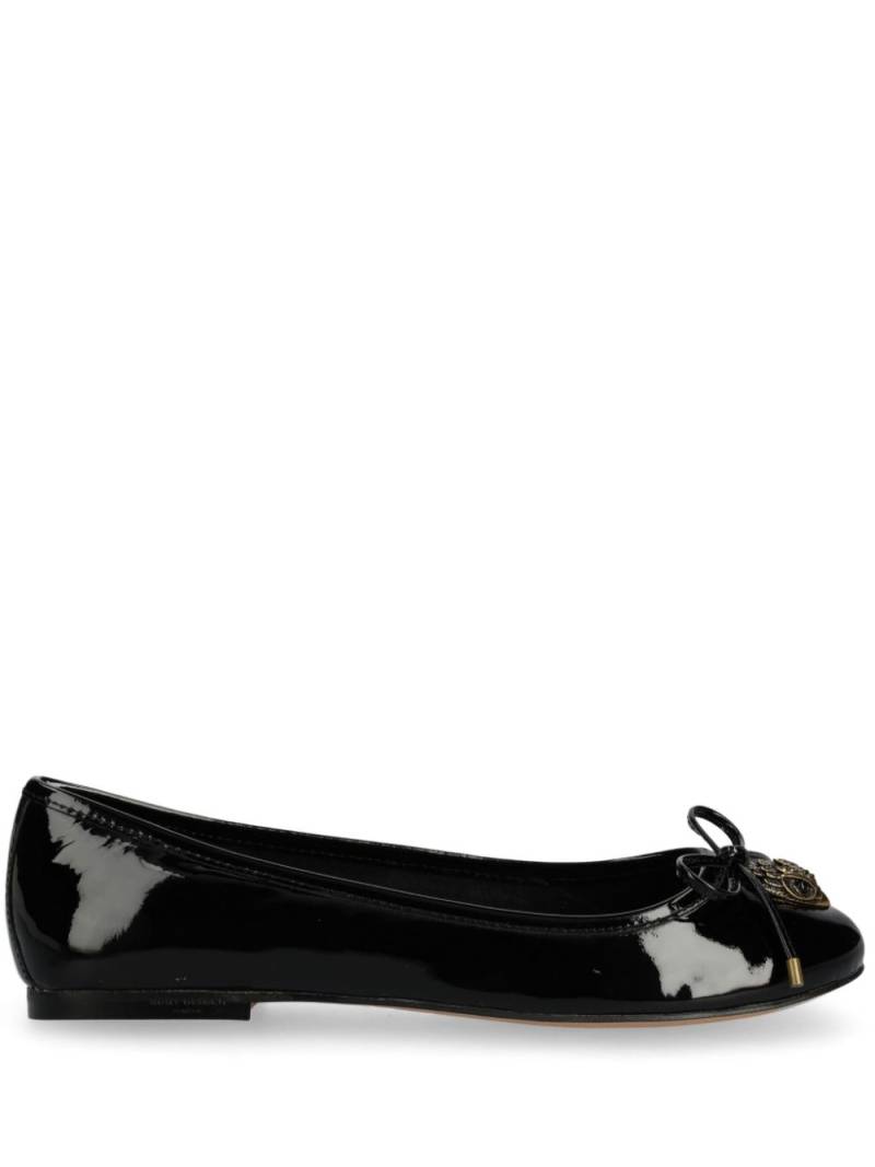 Kurt Geiger London eagle-head ballet flats - Black von Kurt Geiger London