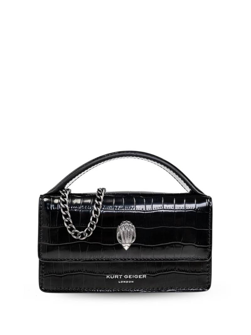 Kurt Geiger London extra small Bond tote bag - Black von Kurt Geiger London