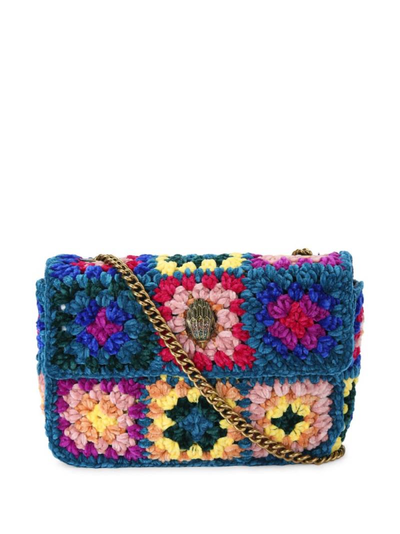 Kurt Geiger London medium Kensington Crochet shoulder bag - Blue von Kurt Geiger London