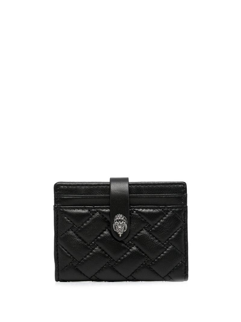 Kurt Geiger London multi-card quilted-leather holder - Black von Kurt Geiger London