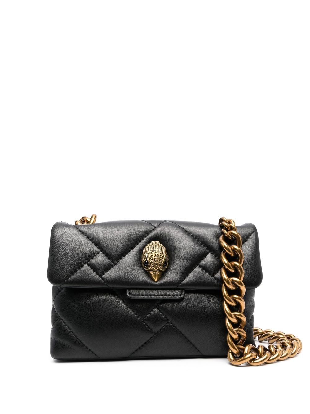 Kurt Geiger London quilted leather shoulder bag - Black von Kurt Geiger London