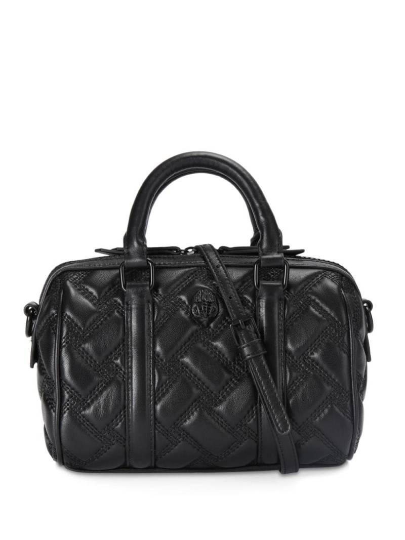 Kurt Geiger London small Kensington Boston leather handbag - Black von Kurt Geiger London