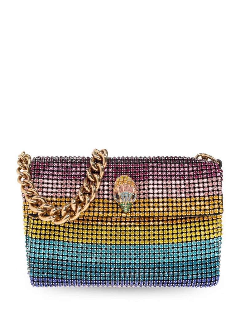 Kurt Geiger London small Party crystal-embellished shoulder bag - Blue von Kurt Geiger London