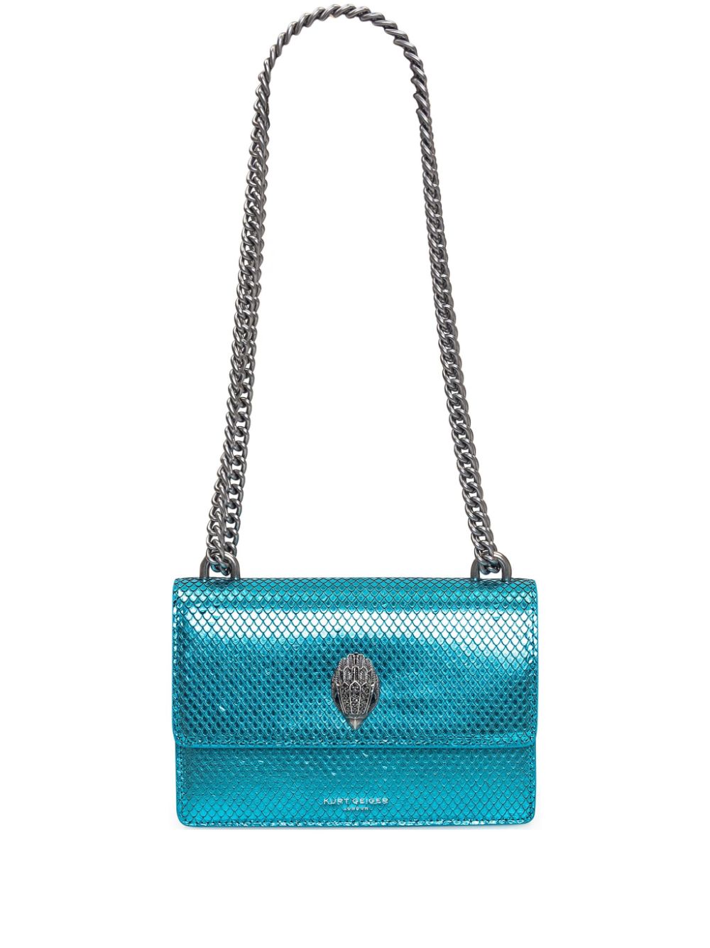 Kurt Geiger London small Shoreditch shoulder bag - Blue von Kurt Geiger London