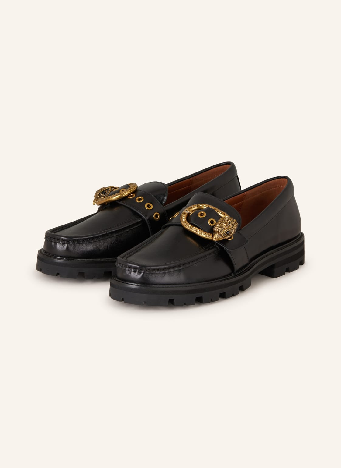 Kurt Geiger Loafer Mayfair Mit Schmucksteinen schwarz von Kurt Geiger