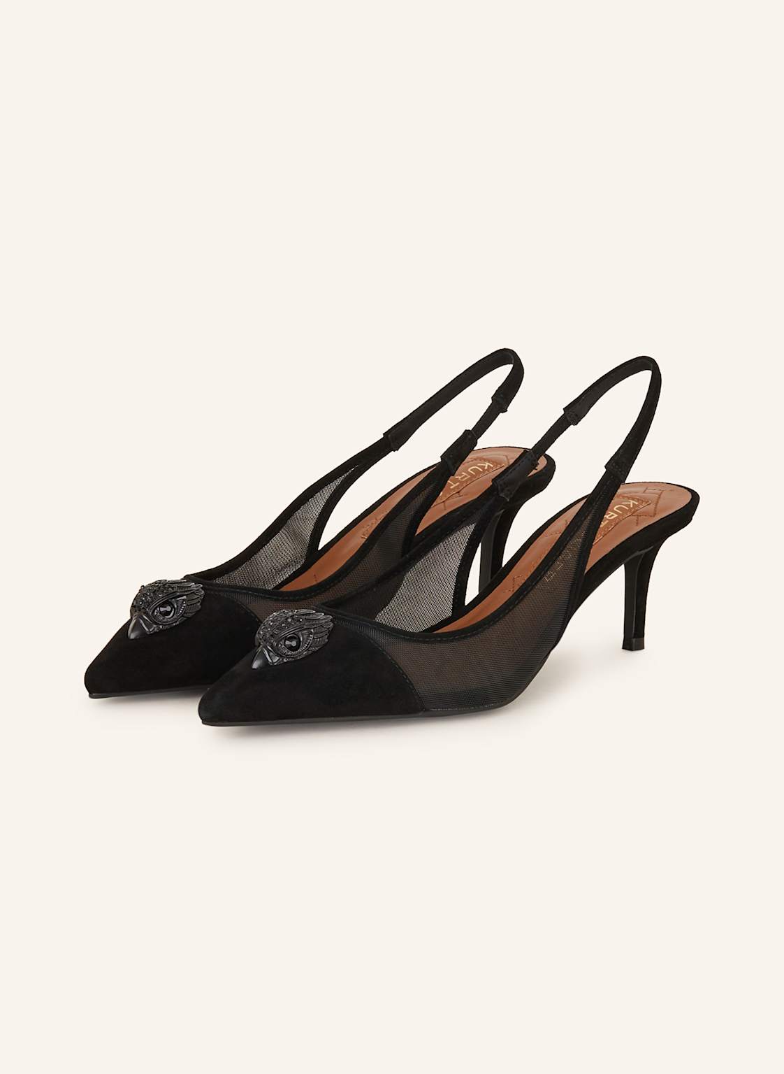 Kurt Geiger Slingpumps Belgravia Mit Schmucksteinen schwarz von Kurt Geiger