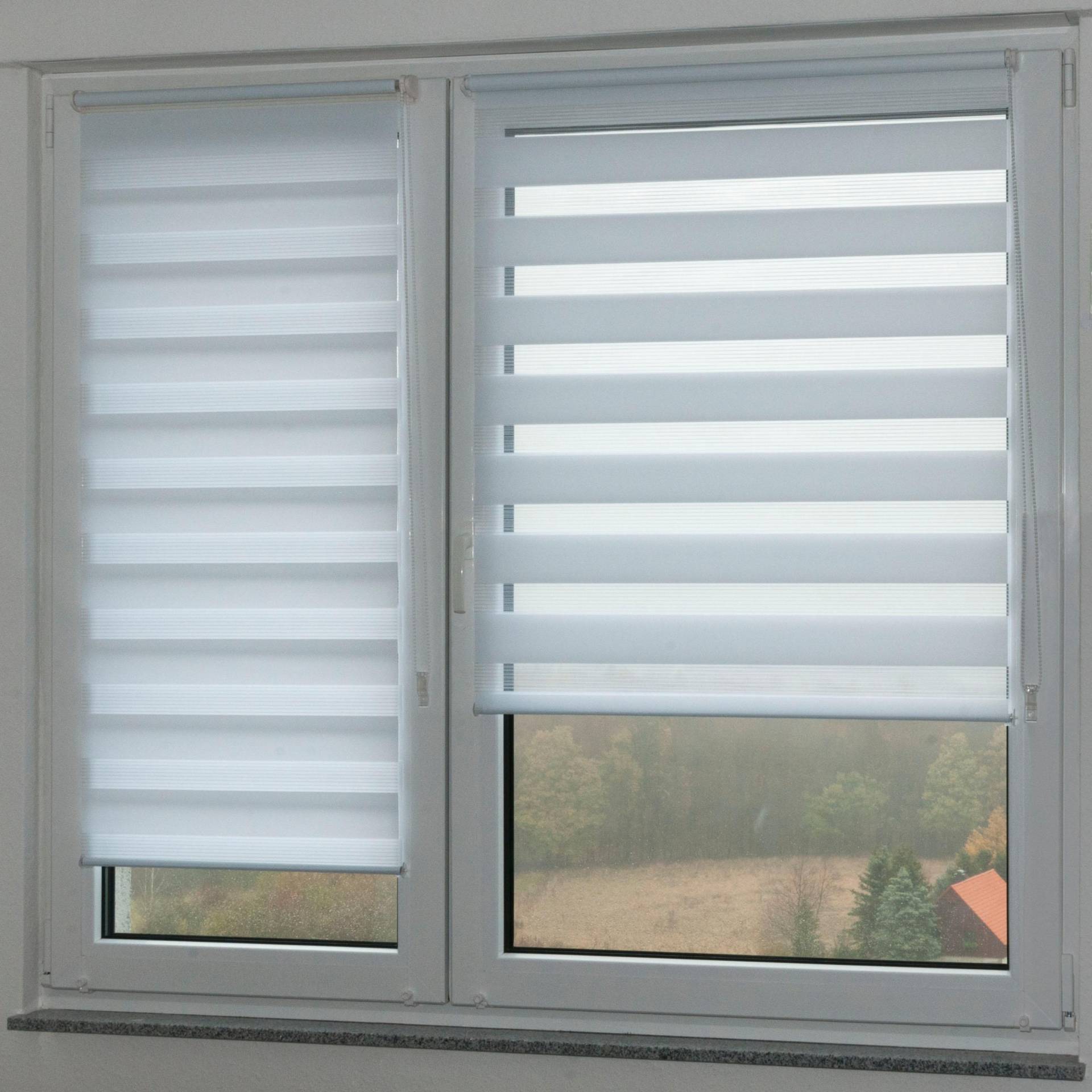 Kutti Doppelrollo »Sola«, Lichtschutz, ohne Bohren, freihängend, DUO-Rollo, Fixmass, mit Klemmträger, blickdicht, Sichtschutz Kutti Doppelrollo »Sola«, Lichtschutz, ohne Bohren, freihängend, DUO-Rollo, Fixmass, mit Klemmträger, blickdicht, Sichtschutz von Kutti