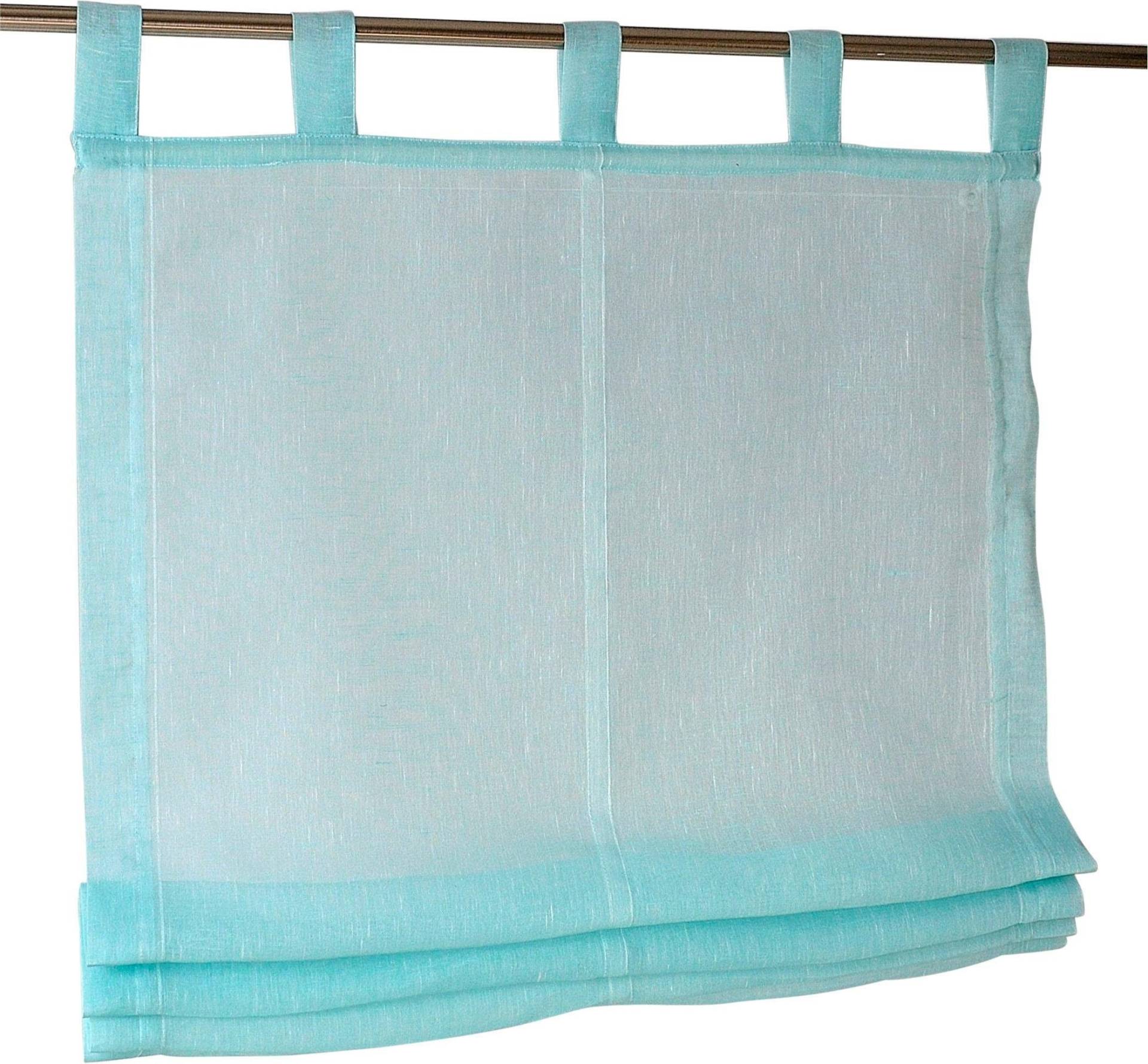Kutti Raffrollo »Brondby«, mit Schlaufen, freihängend, halbtransparent, Polyester, Schlaufen Kutti Raffrollo »Brondby«, mit Schlaufen, freihängend, halbtransparent, Polyester, Schlaufen von Kutti